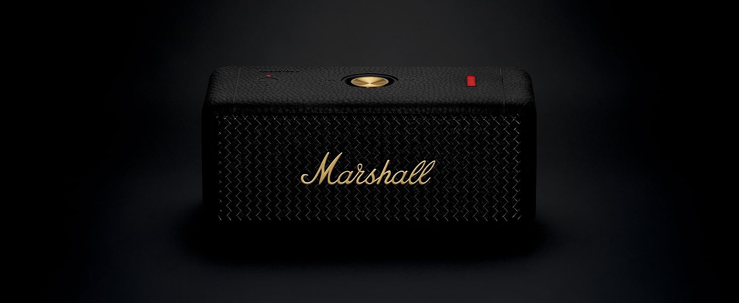 Amazon.com: Marshall Emberton Bluetooth Portable Speaker - Black